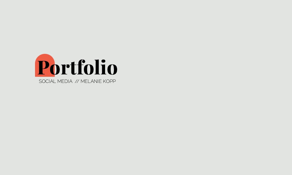 Social Media Portfolio